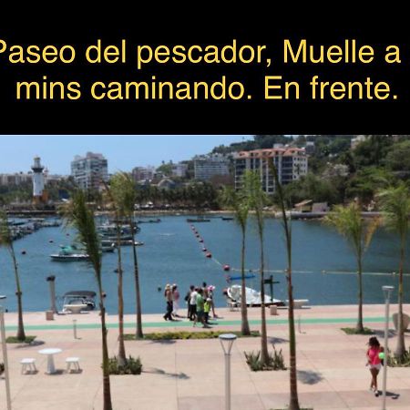 Apartmán Departamento Sobre Costera, 1Min La Quebrada, 3M Playas Y Yates Acapulco Exteriér fotografie